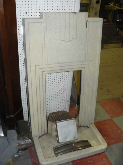 Original Retro Cast Iron Fire Place