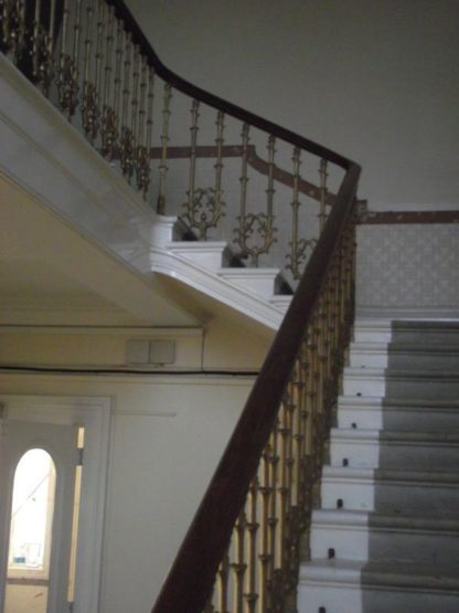 Cast iron spindles & staircase hand rail