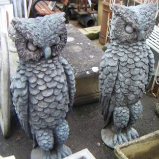 Handmade Owl Statues