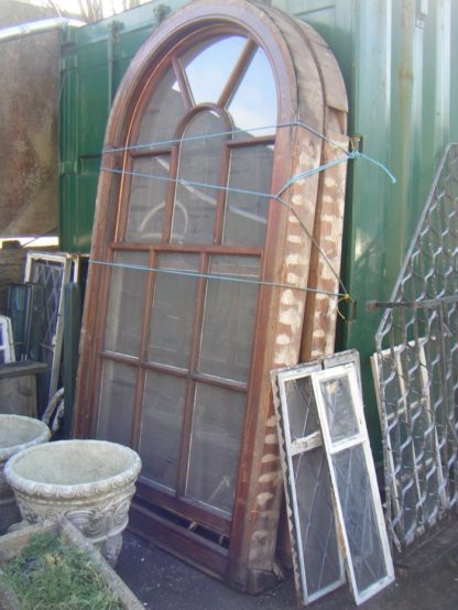 Arched Victorian Oak Sash Windows