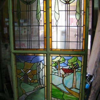 Stained Coloured Glass Frame