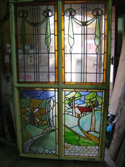 Stained Coloured Glass Frame