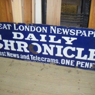 Original enamel sign