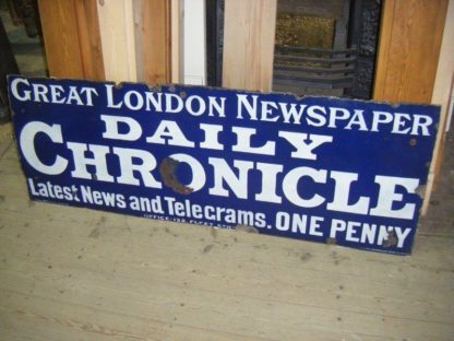 Original enamel sign