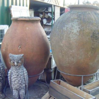 Original Terra Cotta Olive Urns