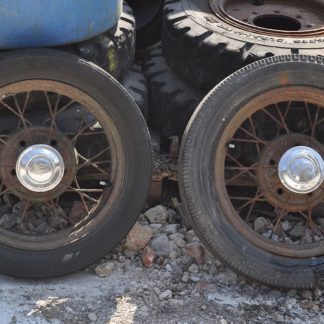 Old Spoked Ford Wheels