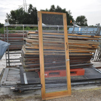 Wood Frame Mesh Doors