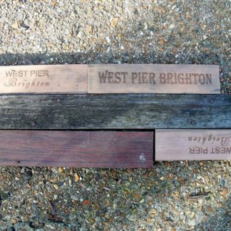 Reclaimed decking from Brighton West Pier