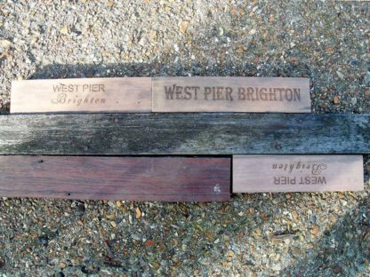 Reclaimed decking from Brighton West Pier