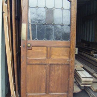 Stunning oak arched door